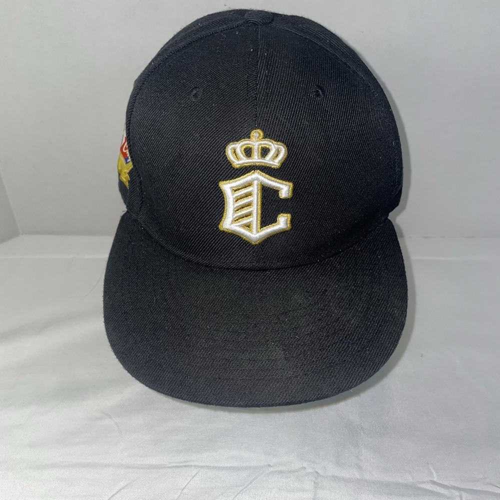 Lenny Rich Studios City Motion Fitted Hat Black Green Bottom Size 7 The 4 City